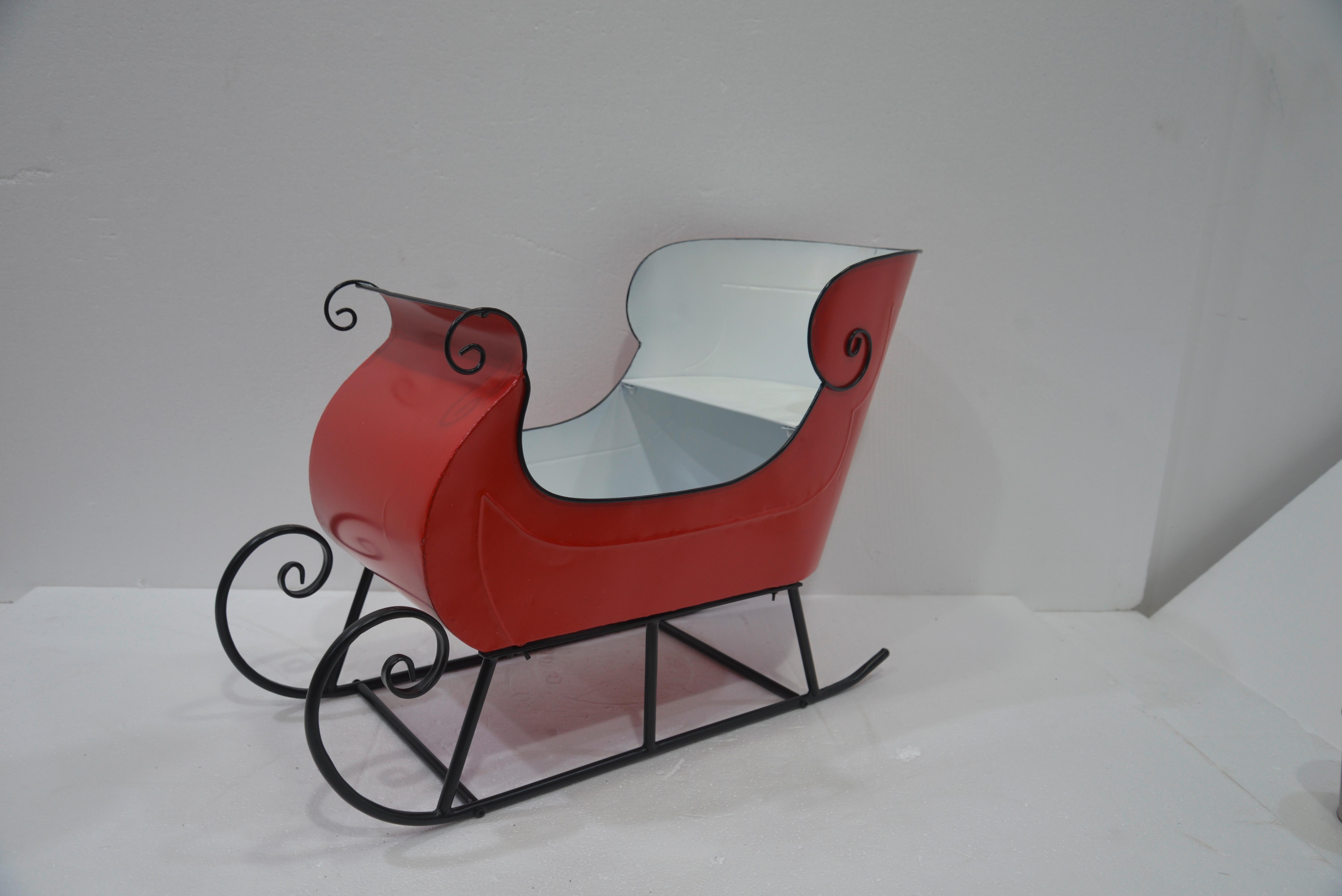 SANIE DEKORACYJNE JF22B-0306S - czerwony/czarny, Lifestyle, metal (27,5cm) - X-Mas