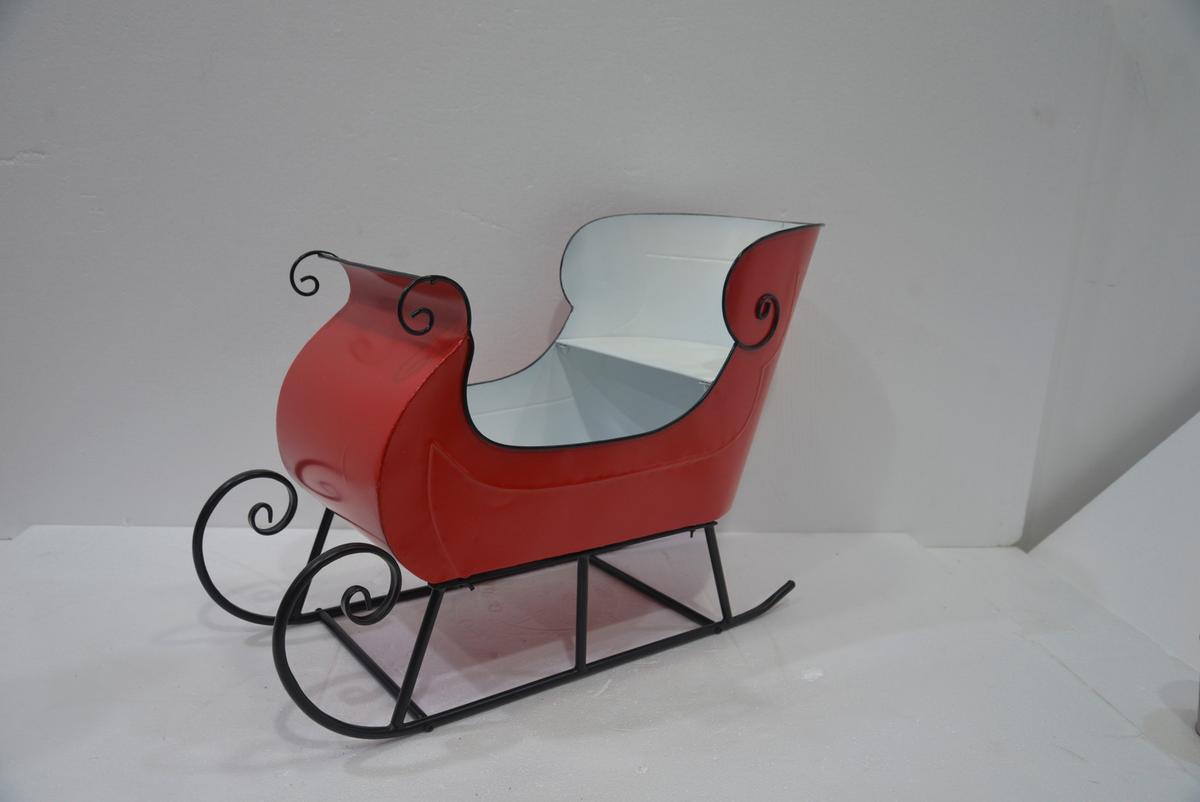 SANIE DEKORACYJNE JF22B-0306S - czerwony/czarny, Lifestyle, metal (27,5cm) - X-Mas