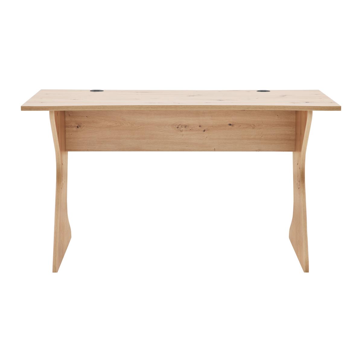 Schreibtisch Utapau in Eiche Artisan - Eiche Artisan, Modern, Holzwerkstoff (140/76,2/65cm) - Mömax