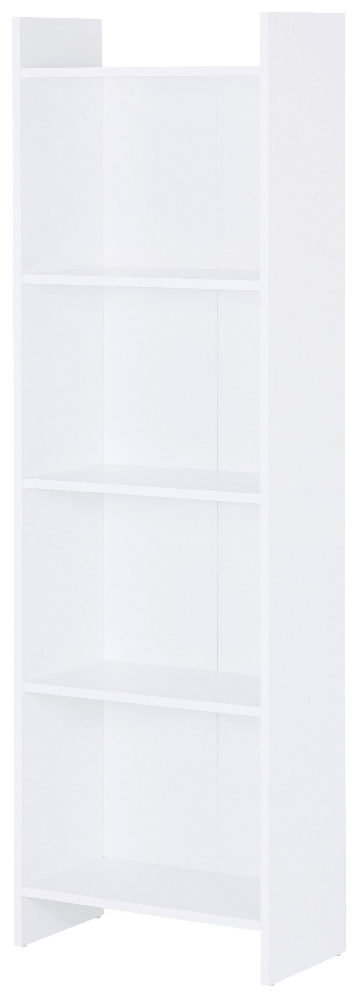 Etajeră BAGER - alb, Modern, material pe bază de lemn (50/160/25cm) - Modern Living