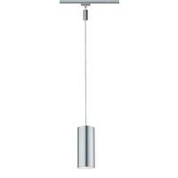 Schienensystem-Hängeleuchte LED Pendulum Barrel max. 6 W - Chromfarben, Design, Metall (8,5/135cm) - Paulmann