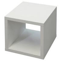 Beistelltisch Mister Office in Weiss - Weiss, Modern, Holzwerkstoff (40/41/40cm) - Mömax