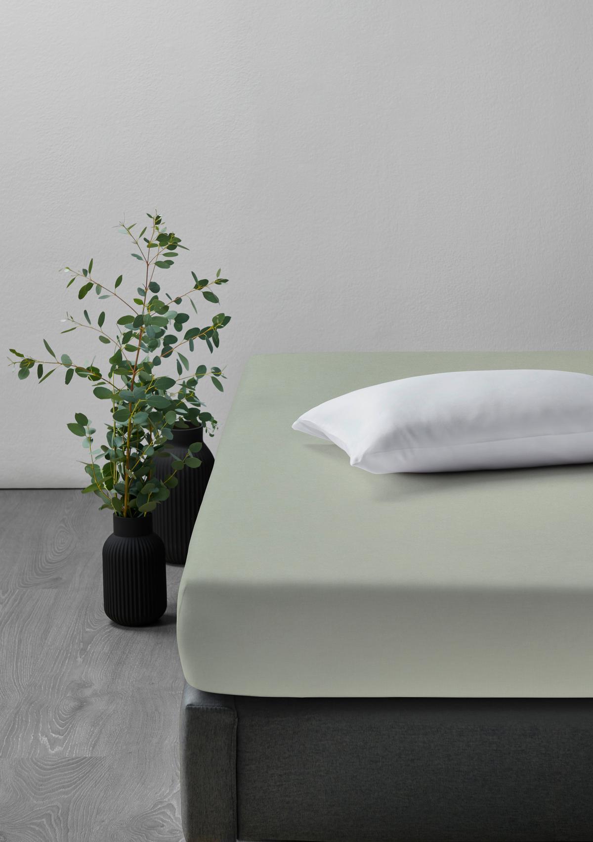 Gumis Lepedő Elasthan 100/200/40 - zöld, textil (100/200cm) - Premium Living