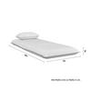 BÄDDFÅTÖLJ MACY - vit, Modern, metall/textil (83/70/84cm) - Bessagi Home