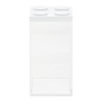 Vorratsdose Esila in Transparent/Weiß ca. 1,5 l - Transparent/Weiß, Kunststoff (10/10/20,5cm)