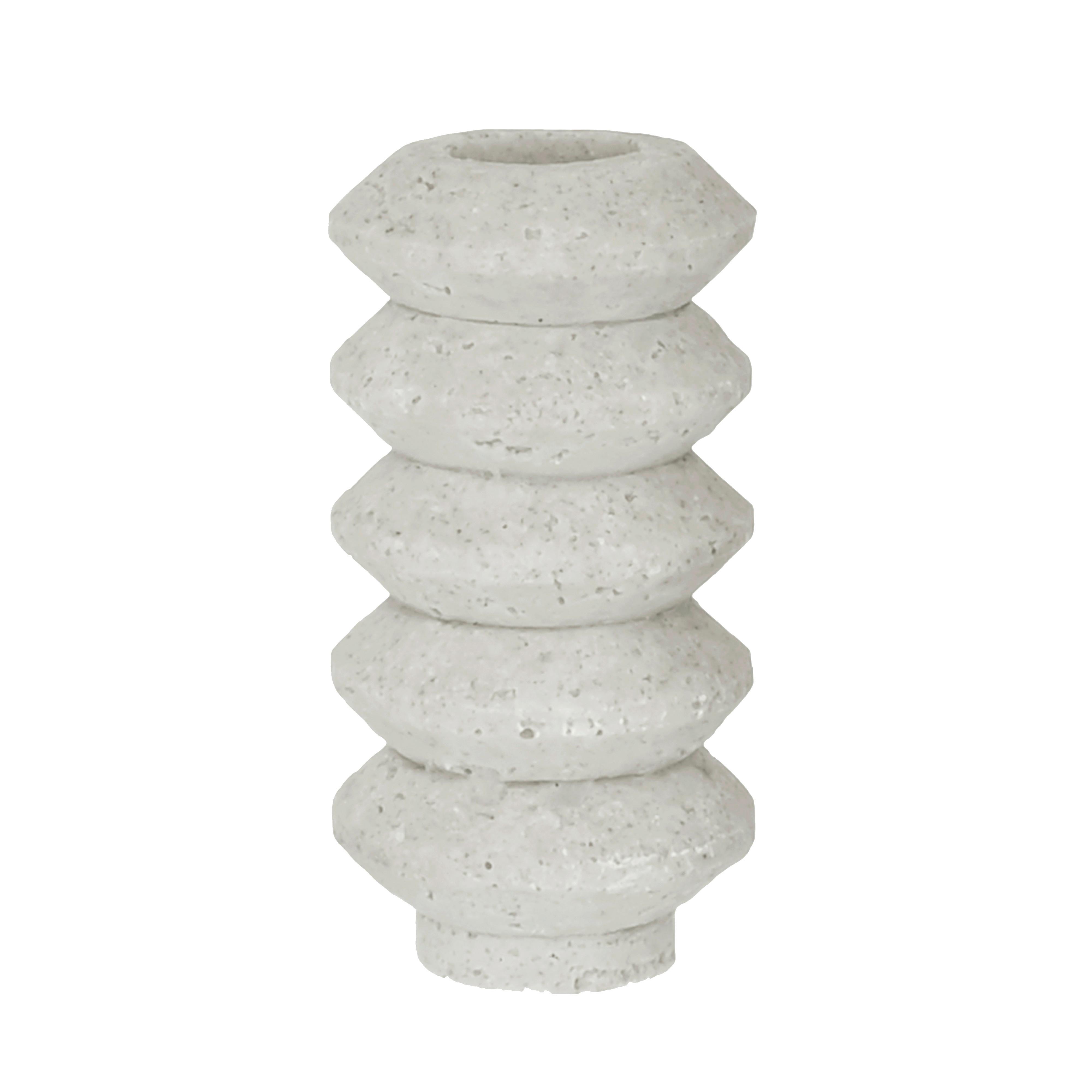 Kerzenhalter Gerry L Weiß - Weiß, Basics, Kunststoff (5/10,3cm) - Mömax