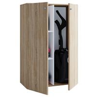 Komoda Lona Mini, Hrast - srebrne barve/hrast sonoma, Basics, umetna masa/leseni material (70/105/39cm) - MID.YOU