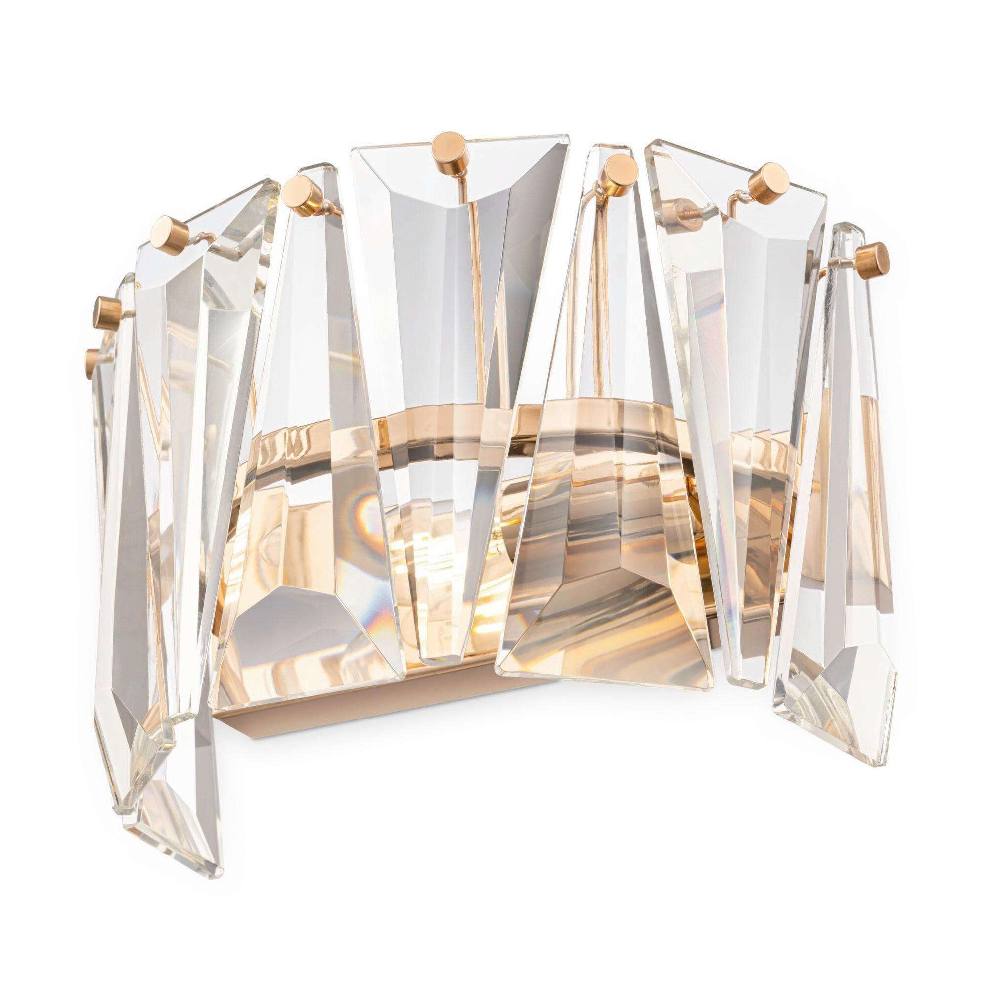 Wandleuchte Puntes Goldfarben max. 60 Watt - Goldfarben, Trend, Metall (15.3/16/25.6cm) - MAYTONI