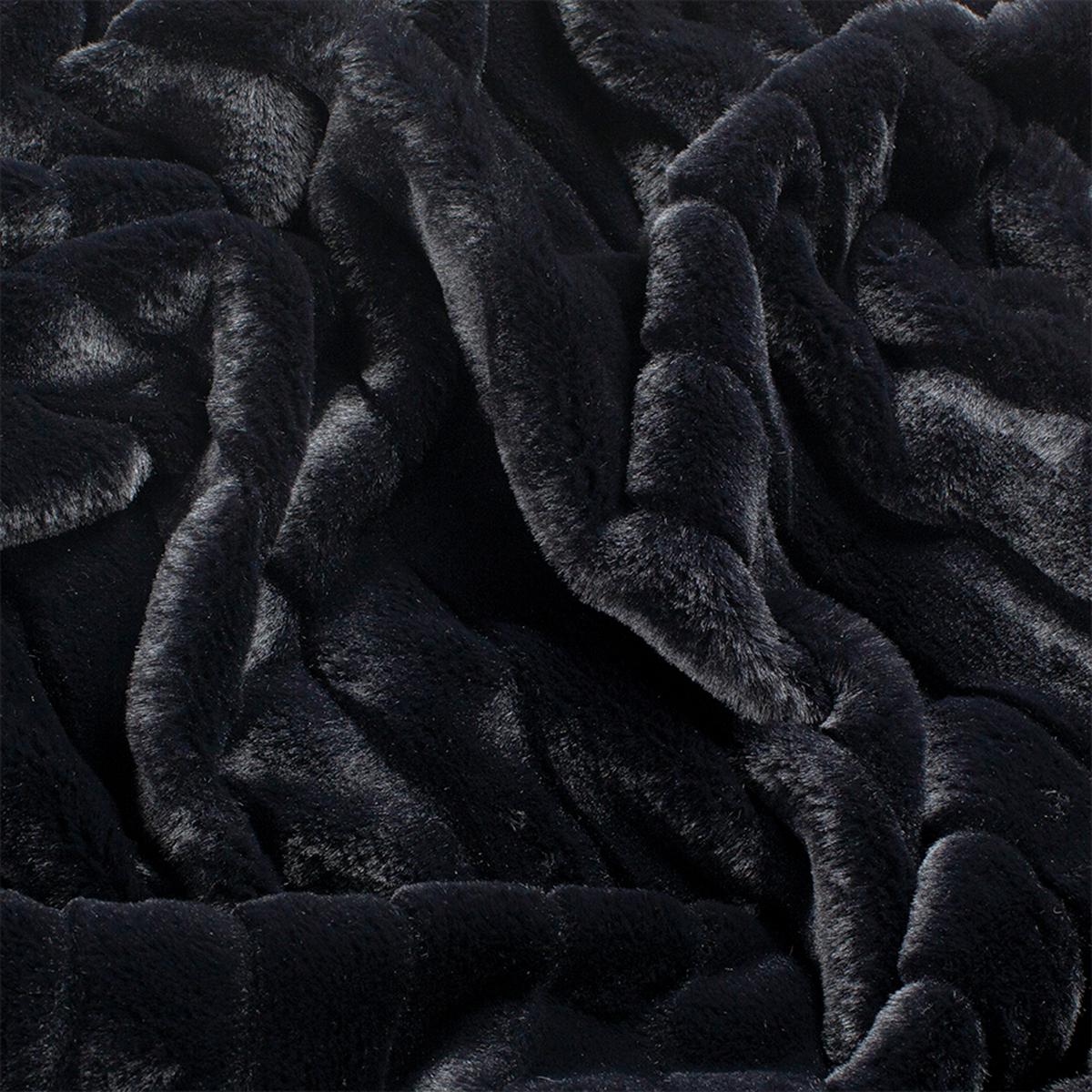 KOC FUTRZANY J-GLAM JOOP! - czarny, Basics, tkanina (130/170cm) - Joop!