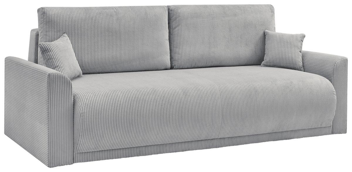 Canapea extensibila KIM - gri, Modern, lemn (234/90/103cm) - Modern Living
