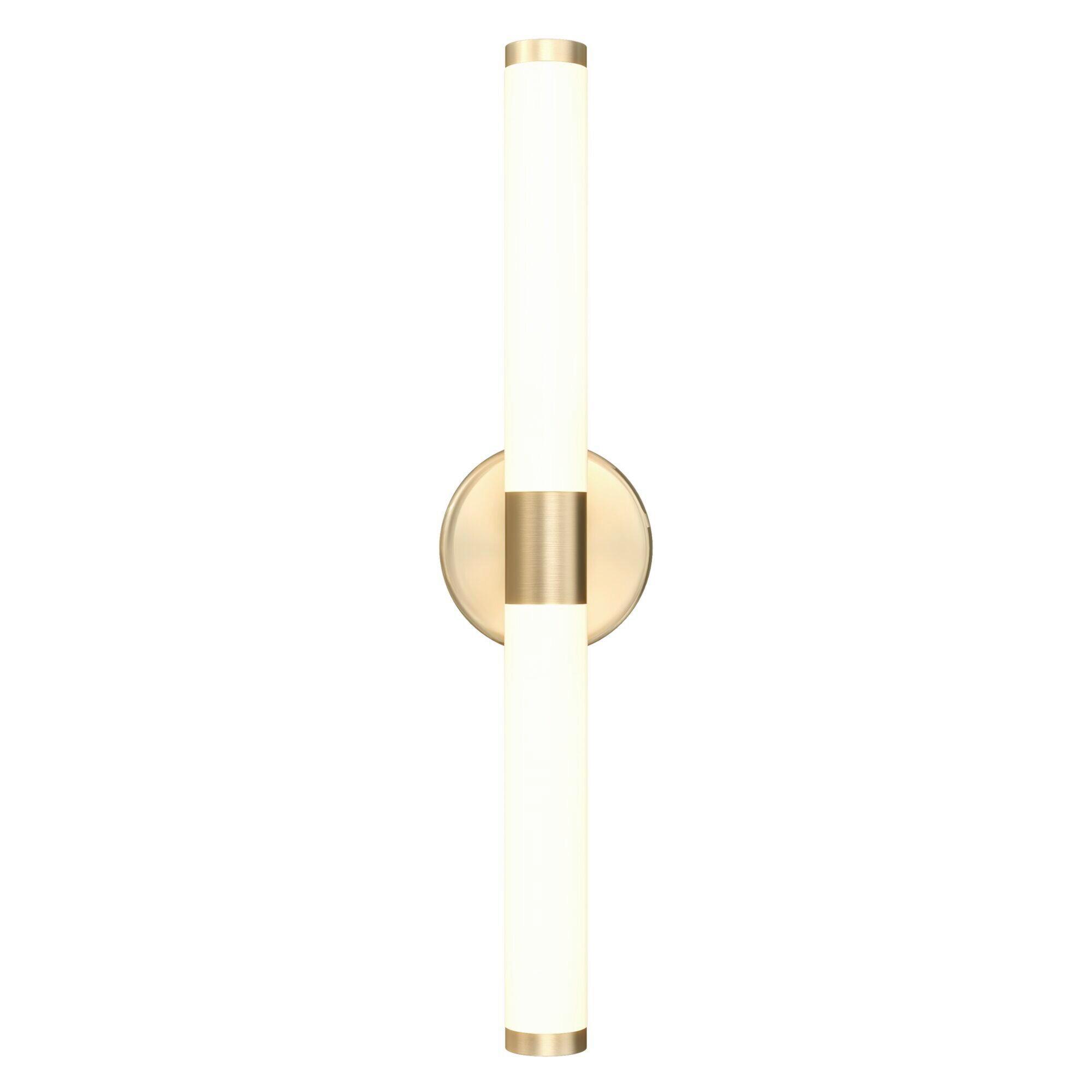 Stenska Svetilka Axis, S Sijalko - zlate barve, Trend, kovina/umetna masa (3/35,6cm) - MAYTONI