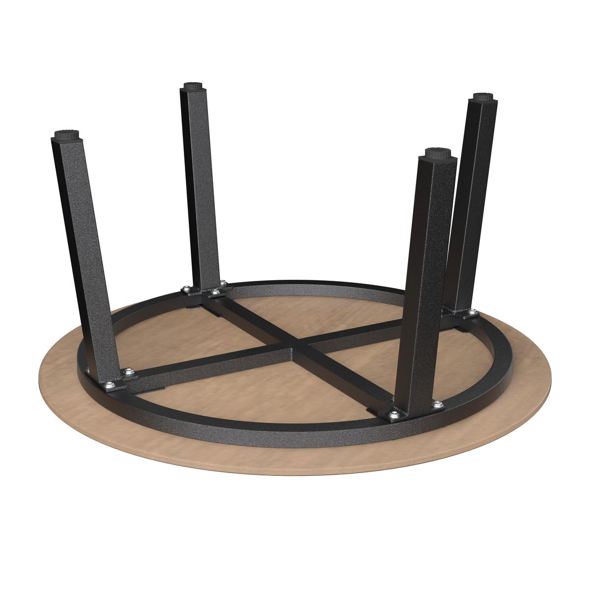 Loungegarnitur Doha Anthrazit/Hellgrau/Naturfarben - Anthrazit/Hellgrau, MODERN, Glas/Kunststoff