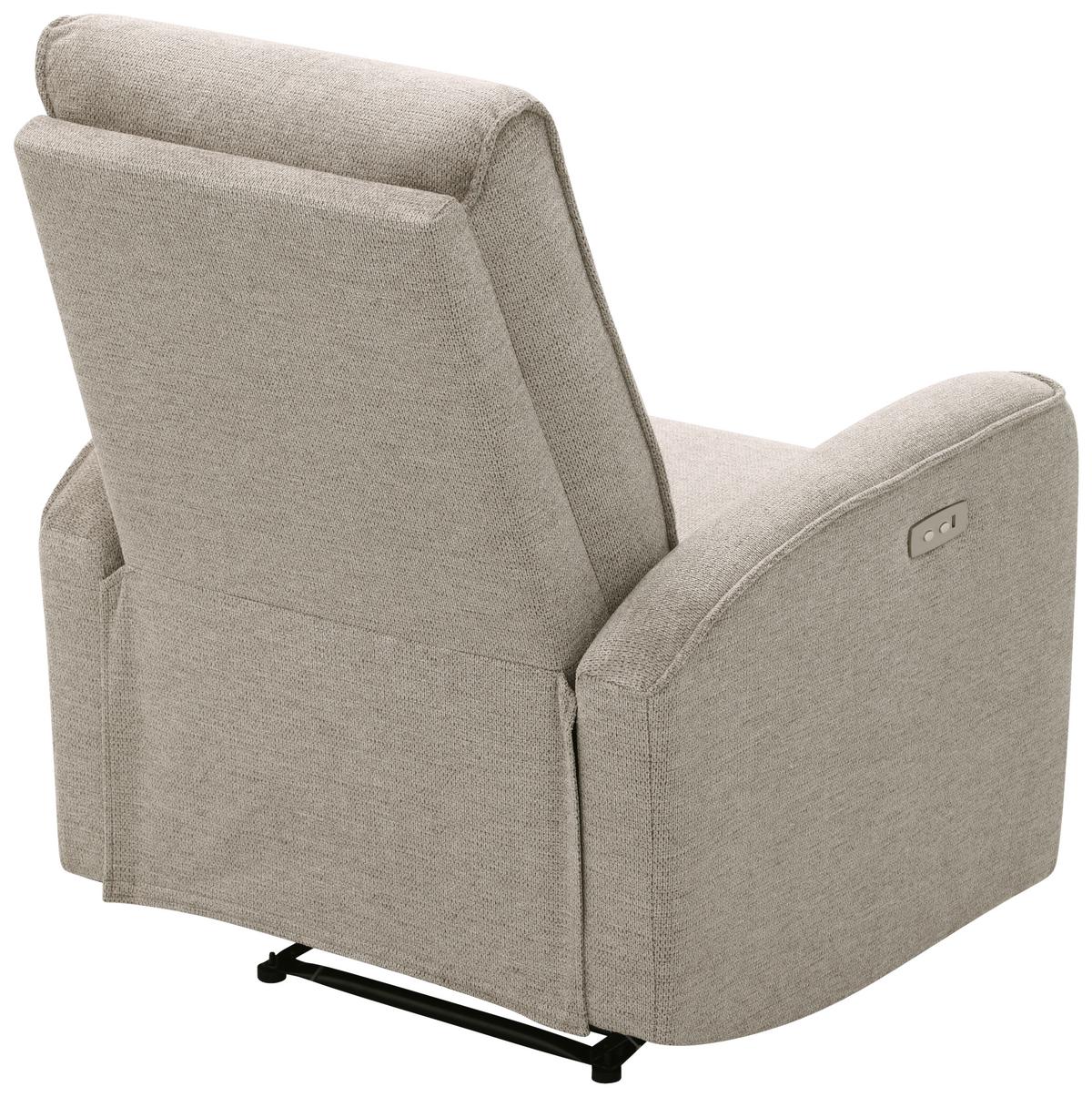 Tv Fotelj Leon, Svetlo Rjava, Relaks Funkcija - svetlo rjava/črna, Basics, kovina/umetna masa (80/102/96cm) - Ondega