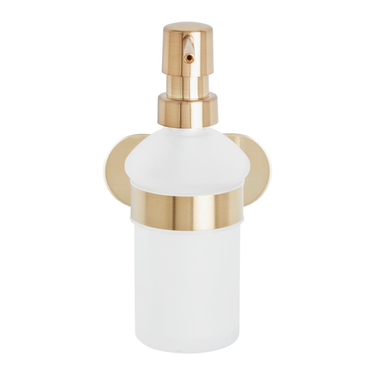 Seifenspender in Goldfarben - Goldfarben, Lifestyle, Metall (10/16,5/10,5cm) - Mömax
