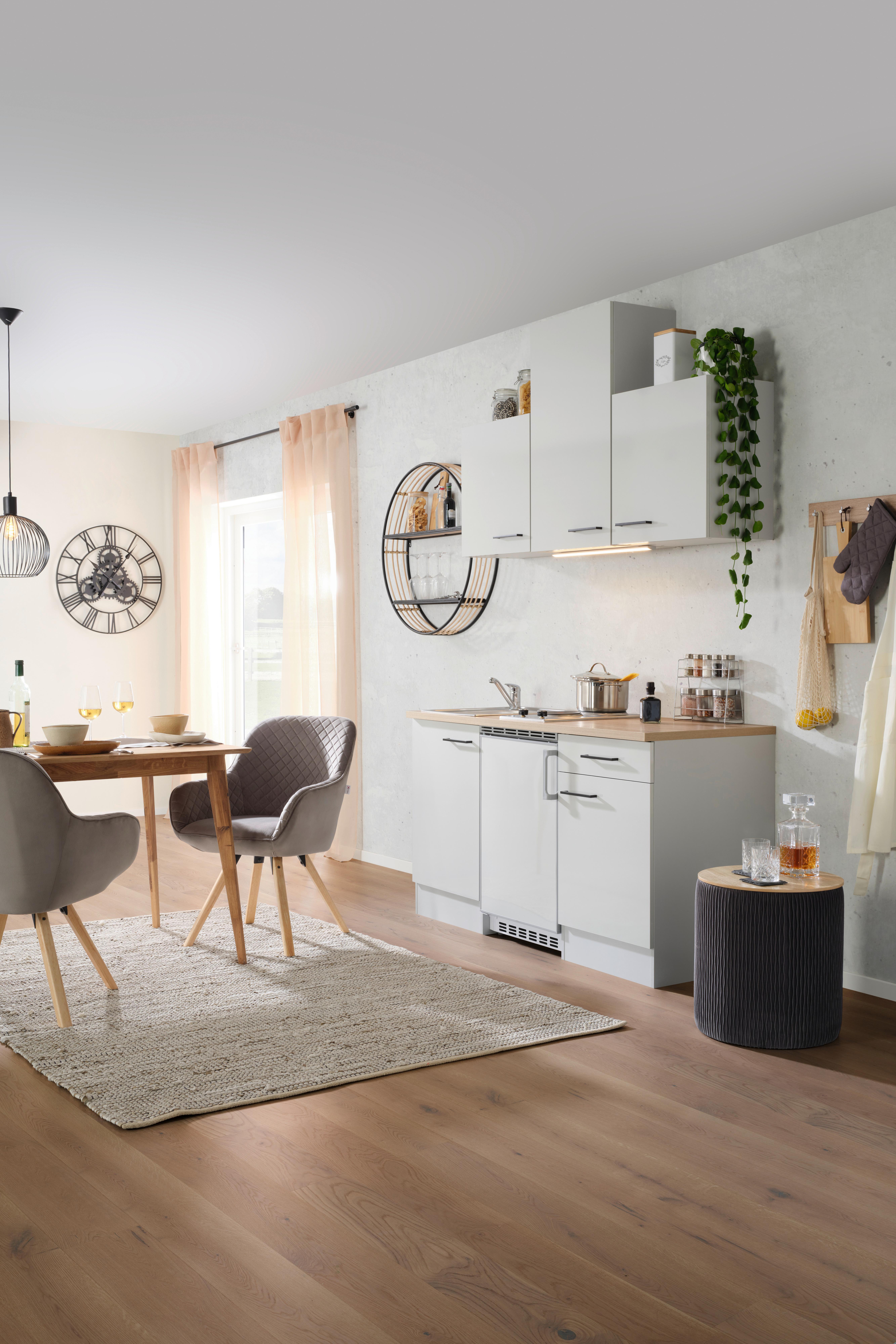 Kuhinjski Blok Levi - siva, Moderno, leseni material (150cm) - FlexWell.ai