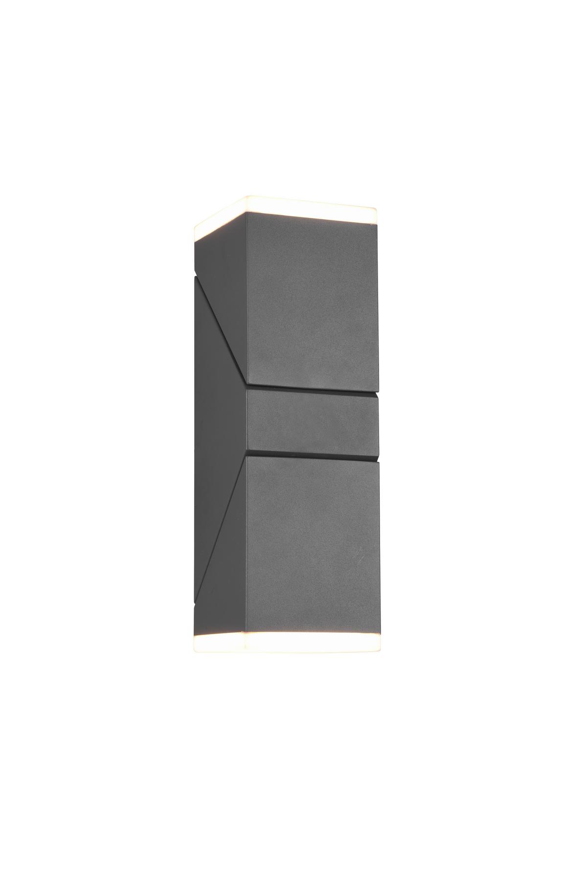 KINKIET ZEWNĘTRZNY 270660242 AVON - antracytowy, Basics, tworzywo sztuczne/metal (9/28/10,6cm) - Trio Leuchten