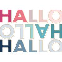 Postkarte Kupfergold Multicolor - Basics, Papier (17.5/12cm)