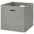 Zložljiv Zaboj Elli -ext- -top- - siva, Moderno, karton/tekstil (33/33/32cm) - Modern Living Zložljiv Zaboj Elli -ext- -top- - siva, Moderno, karton/tekstil (33/33/32cm) - Modern Living