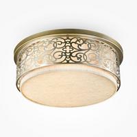 Deckenleuchte Venera Messingfarben max. 60 Watt - Messingfarben, Trend, Kunststoff/Textil (50/19cm) - MAYTONI