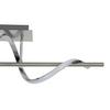 PLAFONNIER LED LINA - couleur nickel/couleur chromée, MODERN, métal/matière synthétique (80/20/26,5cm) - Mömax