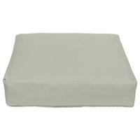 Boxkissen Lars in Silberfarben ca. 40x40x8cm - Silberfarben, KONVENTIONELL, Textil (40/40/8cm) - Mary's