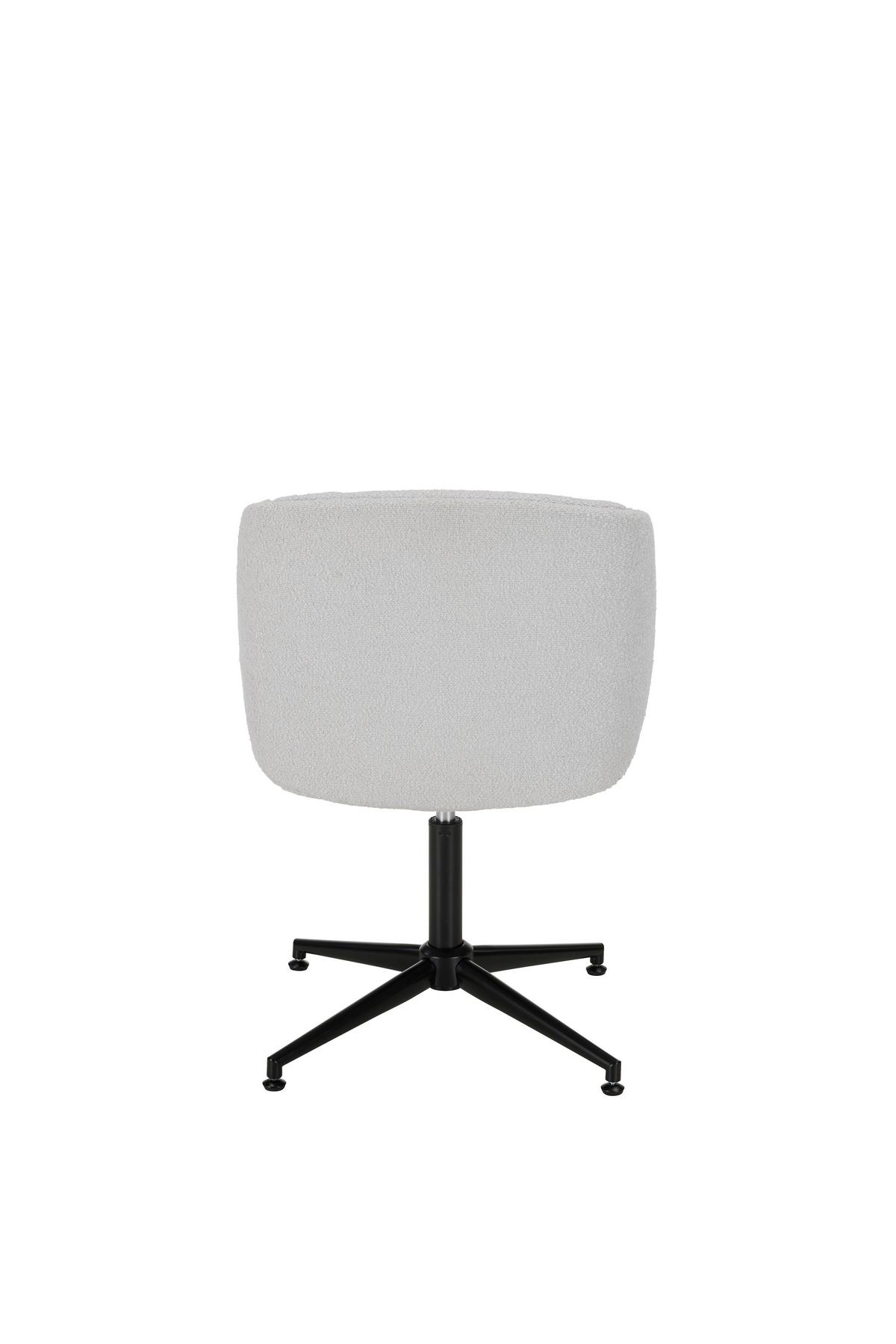 KRZESŁO Z PODŁOKIETNIKAMI LENNOX -TREND- - jasnoszary/czarny, Modern, metal/tkanina (60/87/58cm) - Premium Living