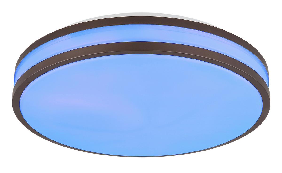 Stropna Led-svetilka Betha, S Sijalko - bela/barve kapučina, Konvencionalno, kovina/umetna masa (34/7cm) - Globo