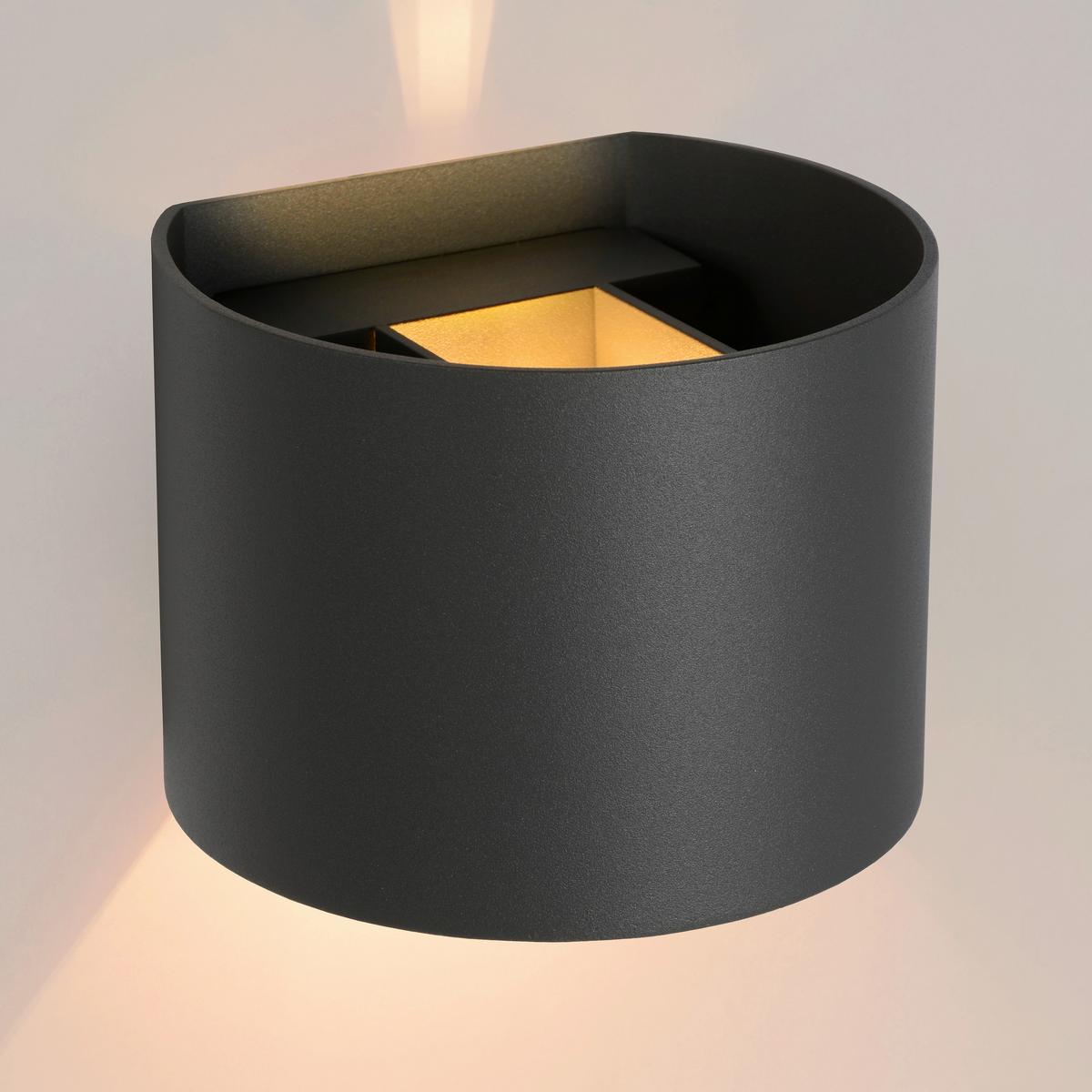 KINKIET LED 09218/04/36 XIO - szary, Design, metal (11/13/9.7cm) - Lucide