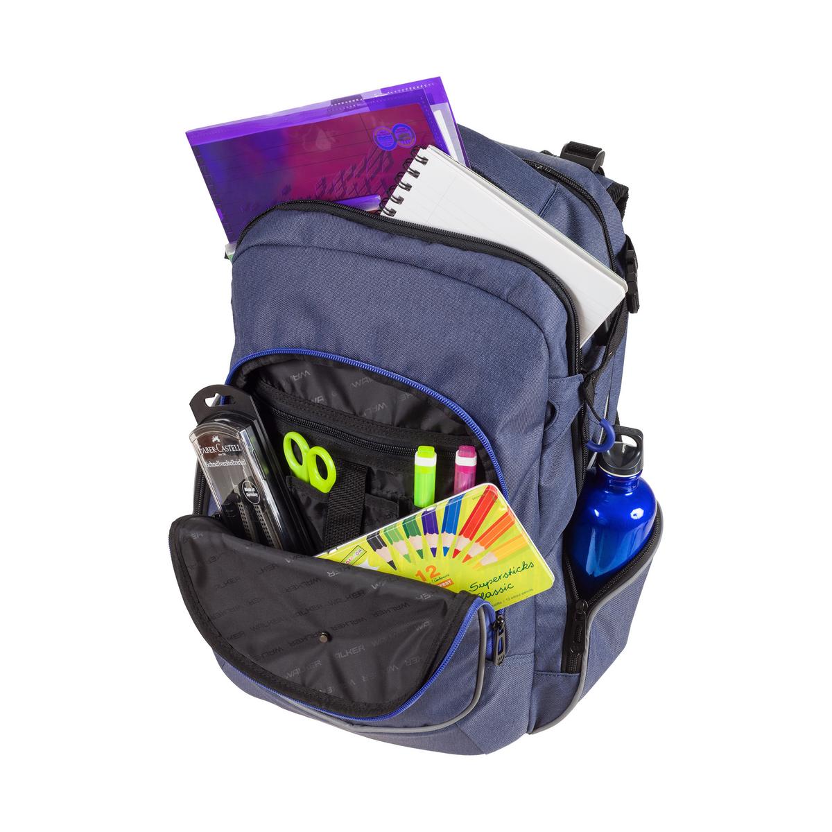 Nahrbtnik Campus Evo, Modra, 33 L - modra, Konvencionalno, tekstil (32/46/21cm) - Schneiders