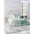 Windlicht Sabine in Naturfarben - LIFESTYLE, Glas/Textil (13,5/20,5/13,5cm)