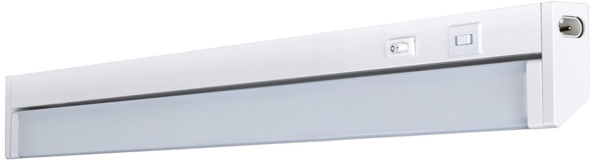 Lichtleiste max. 8 Watt - Weiß, Basics, Kunststoff (55,6/2,4/6,1cm)