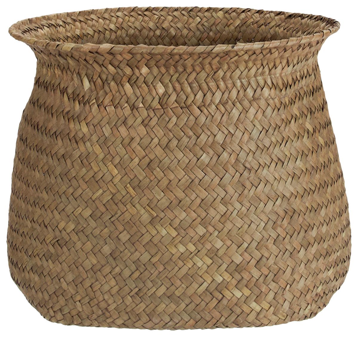 Kosár Jason - L - natúr színű, Modern, természetes anyagok/fém (27/18,5cm) - Modern Living