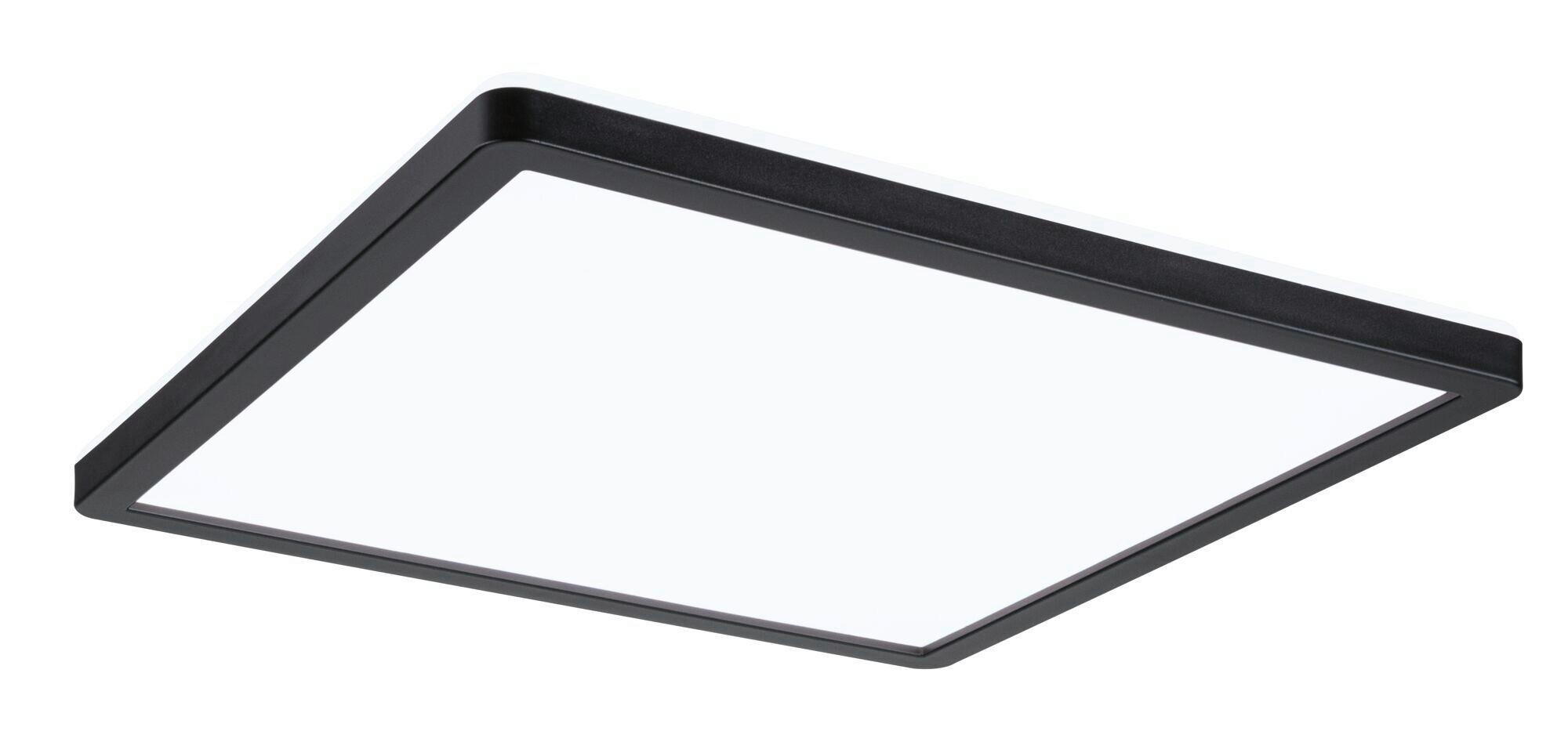 LED-Paneel Atria Shine in Schwarz max. 16 Watt - Schwarz, Basics, Kunststoff (29,3/29,3cm) - Paulmann