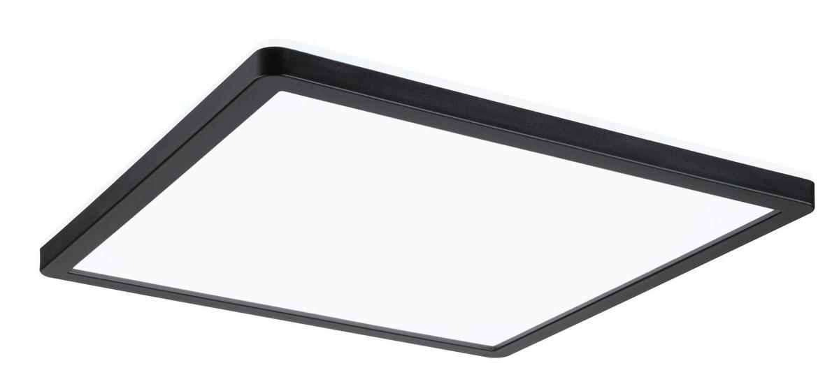 LED-Paneel Atria Shine in Schwarz max. 16 Watt - Schwarz, Basics, Kunststoff (29,3/29,3cm) - Paulmann