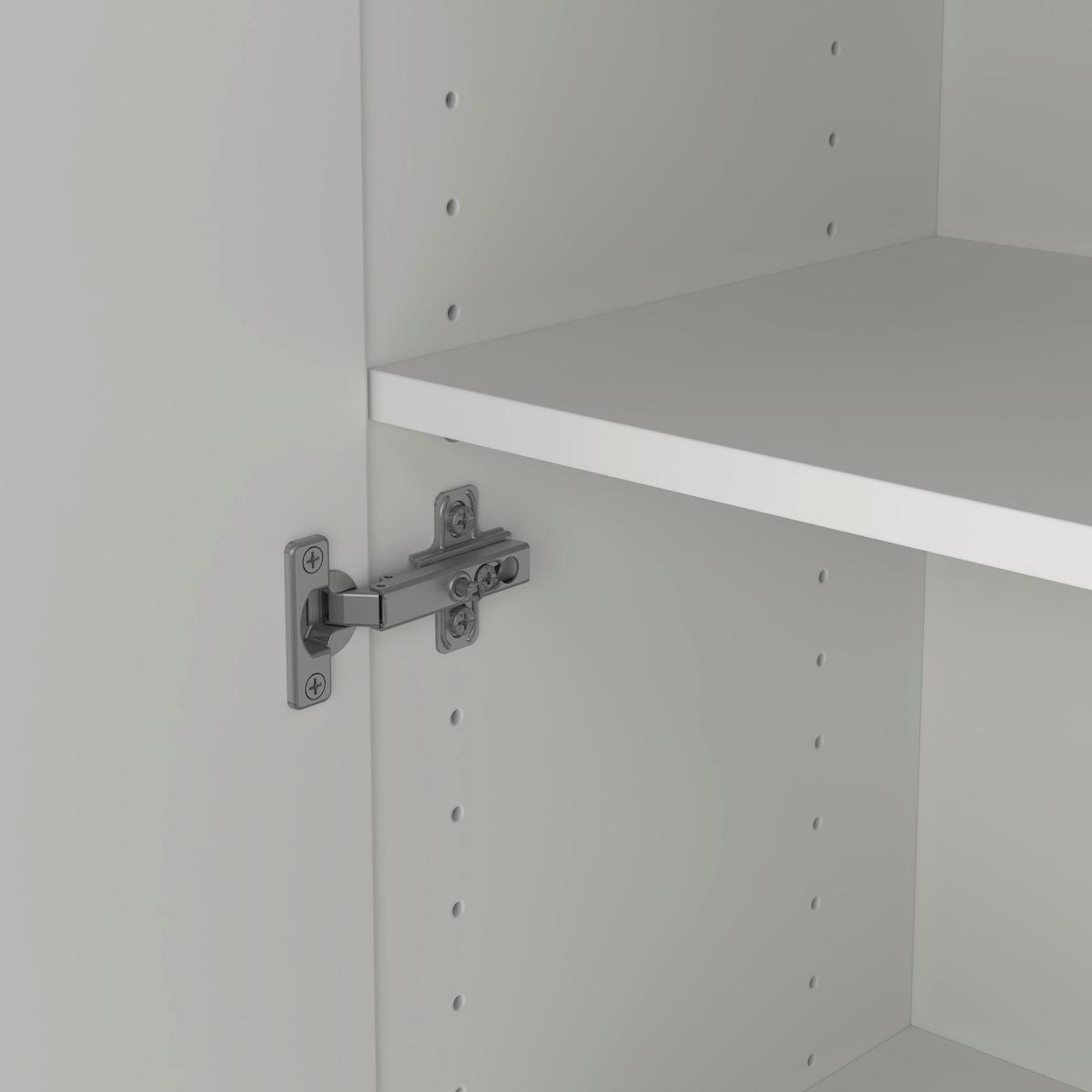 Mehrzweckschrank Jimmy I Weiß - Weiß, KONVENTIONELL, Holzwerkstoff (70/178.9/33,4cm) - Mömax