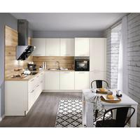 Eckküche VELLUTO inkl. Geräteset 4-teilig - Edelstahlfarben/Eichefarben, MODERN, Holzwerkstoff/Metall (245/315cm) - Nolte Küchen