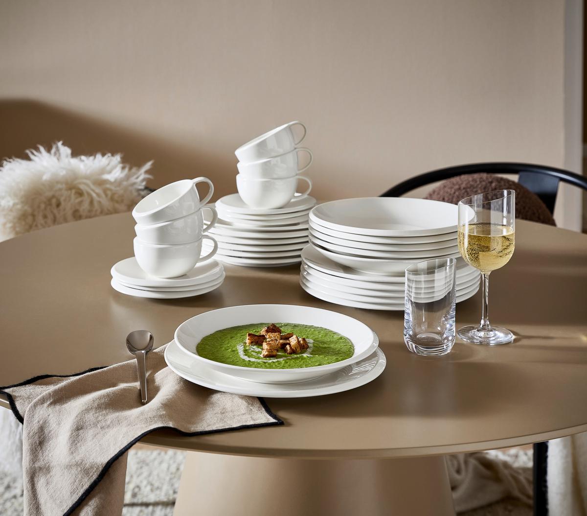 ZASTAWA STOŁOWA NEW MOON VILLEROY&BOCH - biały, Konventionell, ceramika - Villeroy & Boch