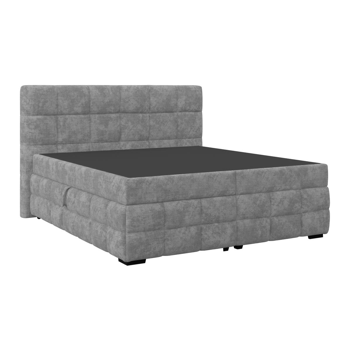 PAT BOX VEGA - verde/gri, Trend, lemn/textil (200/200cm) - Modern Living