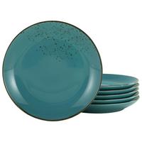 Set Desertnih Krožnikov Water, 6-Delni - turkizna, Trend, keramika (21cm) - Creatable