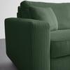 BÄDDSOFFA AGNETA -BASED- - svart/mörkgrön, Modern, trä/textil (200/83/97cm) - Based