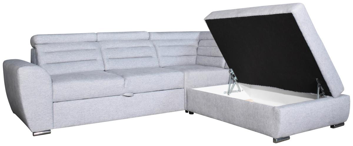 Coltar OMEGA - gri, Modern, plastic/lemn (252/83-99/221cm) - Modern Living
