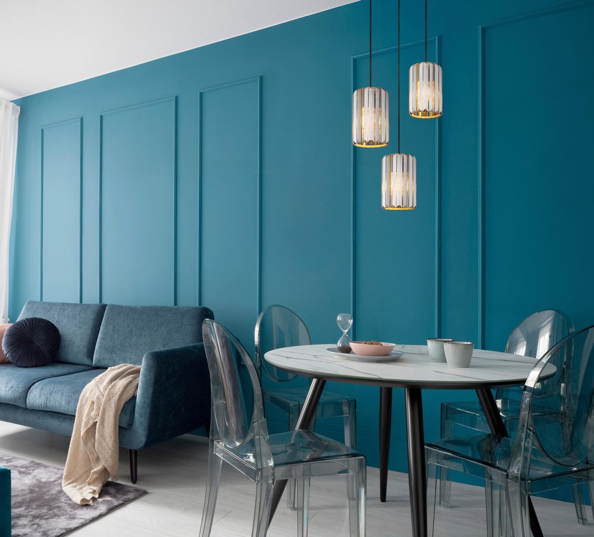 HÄNGELEUCHTE 30229346 RUN - Braun/Grau, Trend, Glas/Metall (35/120cm) - Globo