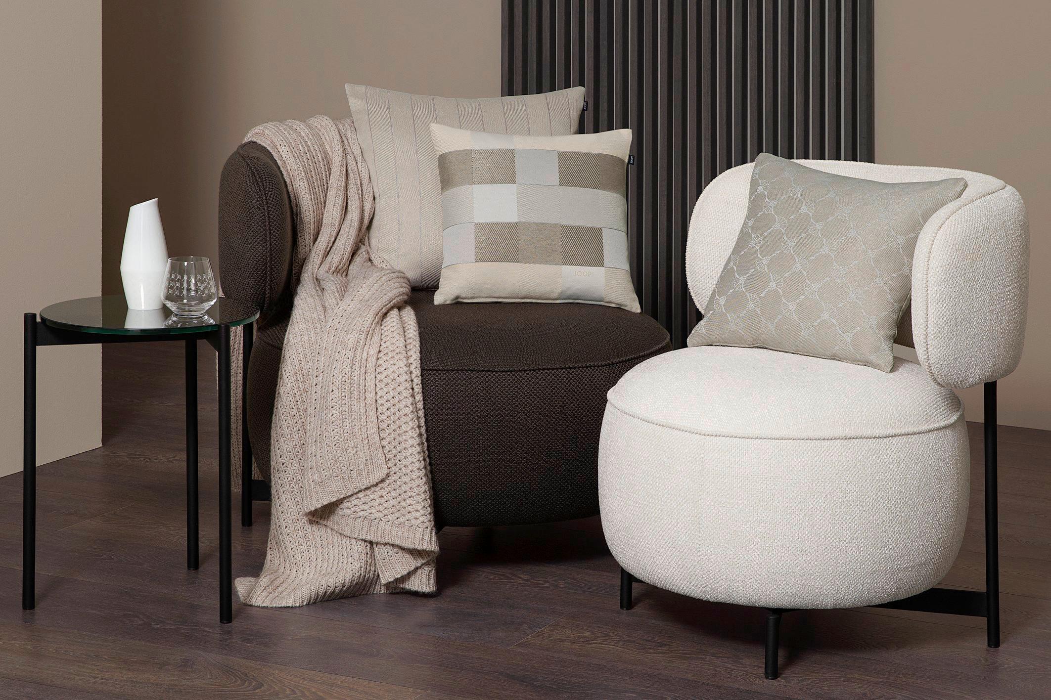 POSZEWKA NA PODUSZKĘ J-MOSAIC 50822-030-40-40 JOOP! - beżowy/kremowy, Konventionell, tkanina (40/40cm) - Joop!