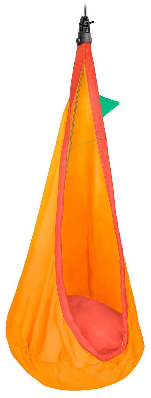 Kinderhängesessel Kids Orange - Dunkelorange/Orange, KONVENTIONELL, Textil (70/200-400/150cm) - La Siesta