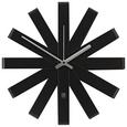 Wanduhr Anna in Schwarz Ø ca. 30,5cm - Schwarz, Metall (30,48cm) - Mömax modern living Wanduhr Anna in Schwarz Ø ca. 30,5cm - Schwarz, Metall (30,48cm) - Mömax modern living