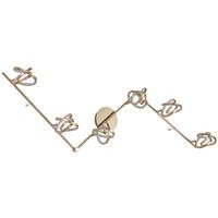 LAMPA SUFITOWA THERESIA - biały/cappuccino, Trend, tworzywo sztuczne/metal (180/14/23,2cm) - Novel
