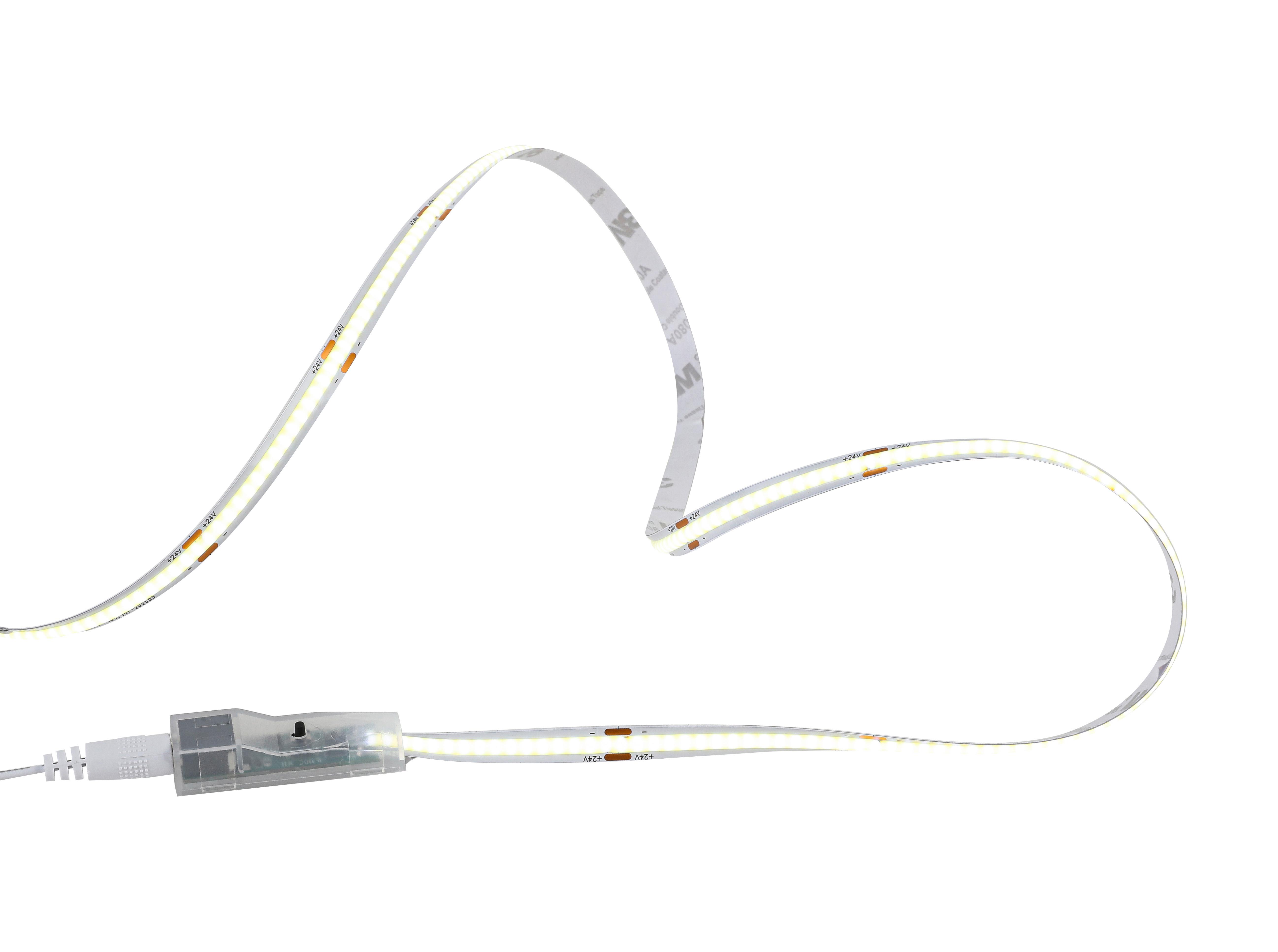 LED-LIST HOCH - vit, Modern, plast (500cm) - Mömax