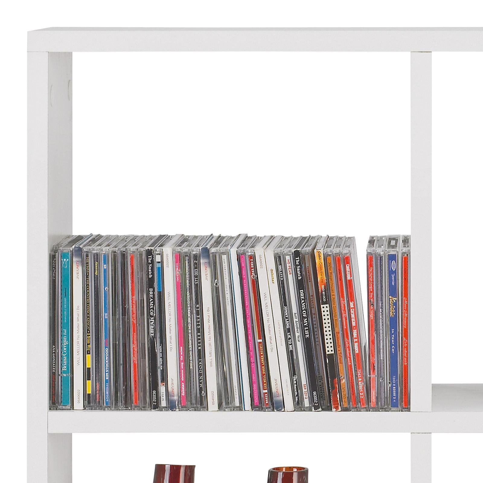 Etajeră suspendată Alex - alb, Modern, material pe bază de lemn (60/60/18cm) - Best Price