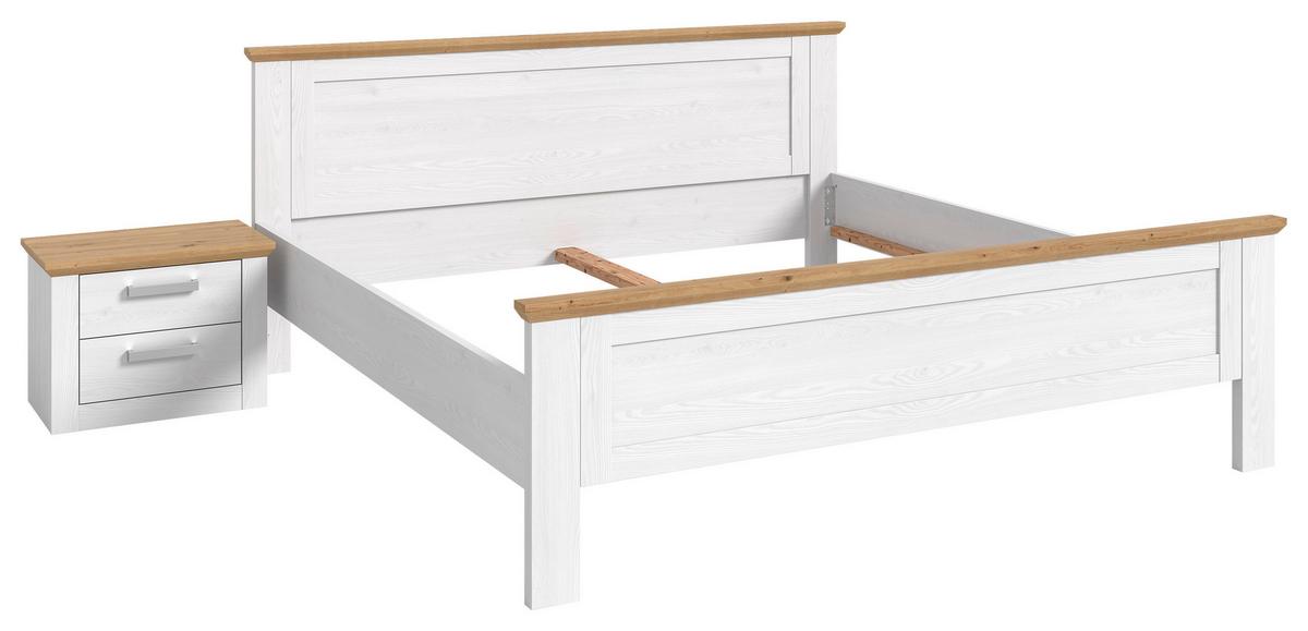 Schlafzimmer VERONA 2-teilig Lärchefarben, Eiche Artisan - Lärchefarben/Eiche Artisan, ROMANTIK / LANDHAUS, Holzwerkstoff - Livetastic