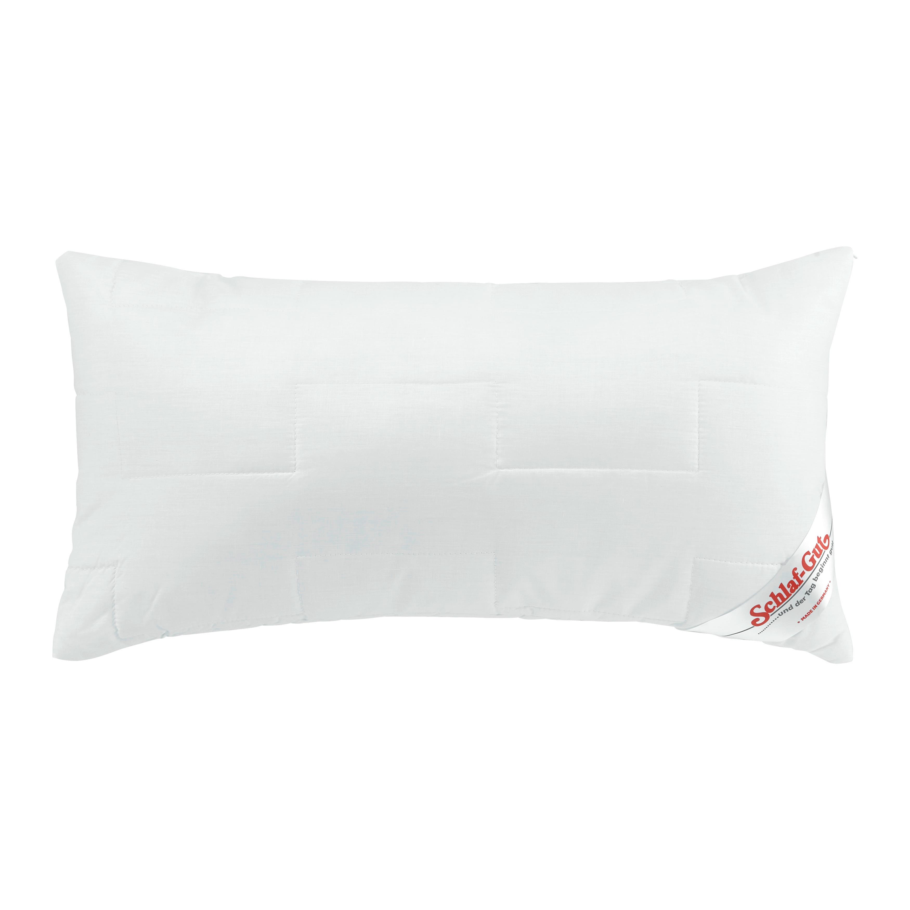 Kopfpolster Schlaf Gut Utah, ca. 40x80cm - Weiß, KONVENTIONELL, Textil (80/40cm) - FAN